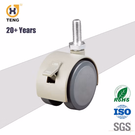 클린룸 전도성 가죽 PU 조정 가능한 회전 방지